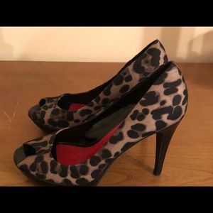 Moda Spana High Peep Toe Heels